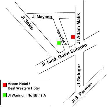 Map for Jl Warigin No 5B/9A